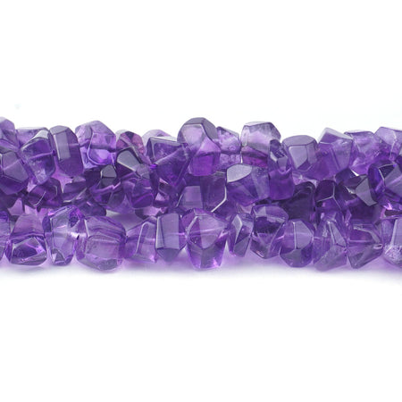 Amethyst 8x10-10x12mm Freeform Cut - 15-16 Inch - Goody Beads