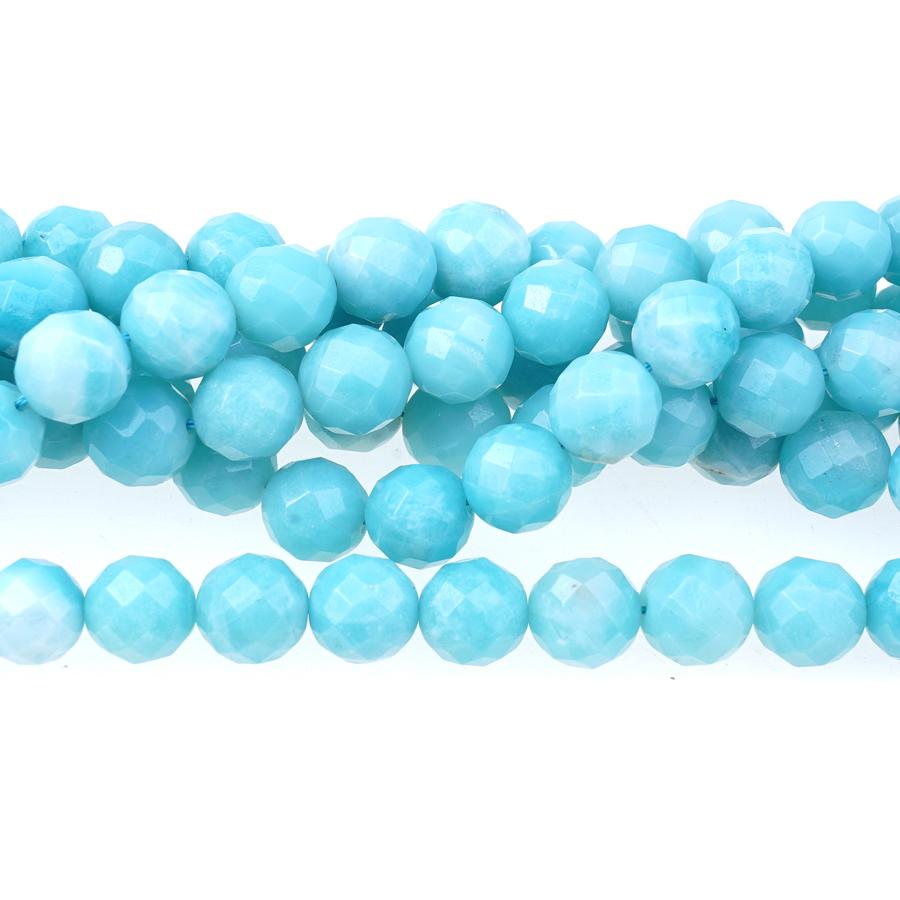 Amazonite (AAA) 10mm Faceted Round 15-16 Inch