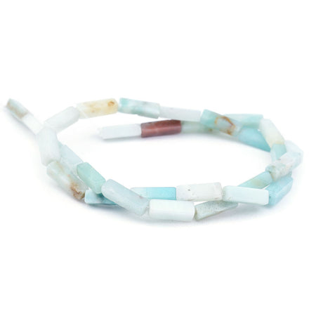 Amazonite 4X13mm Rectangle Tube Multi - Limited Editions - Goody Beads