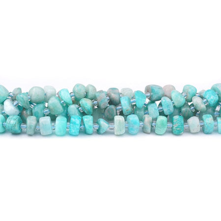 Amazonite 5x8mm Chip - 15-16 Inch