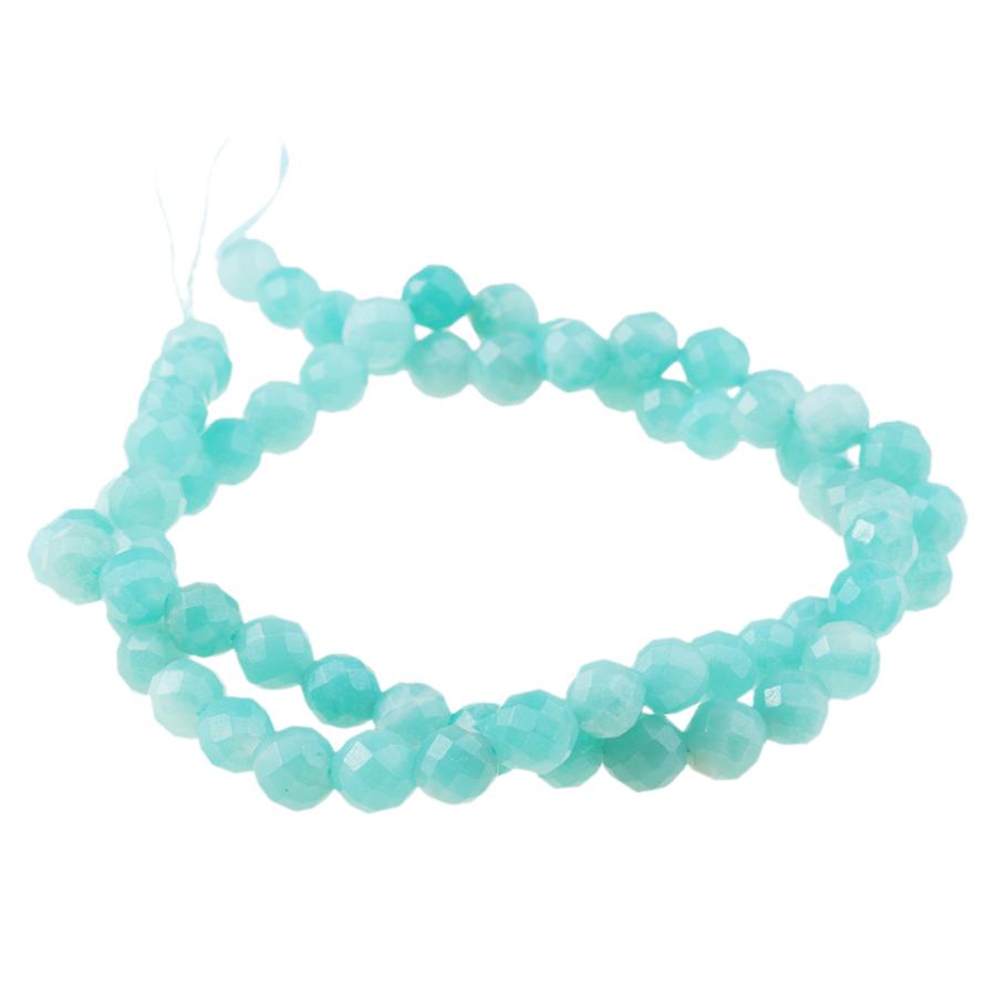 Amazonite (AAA) 6mm Faceted Round 15-16 Inch