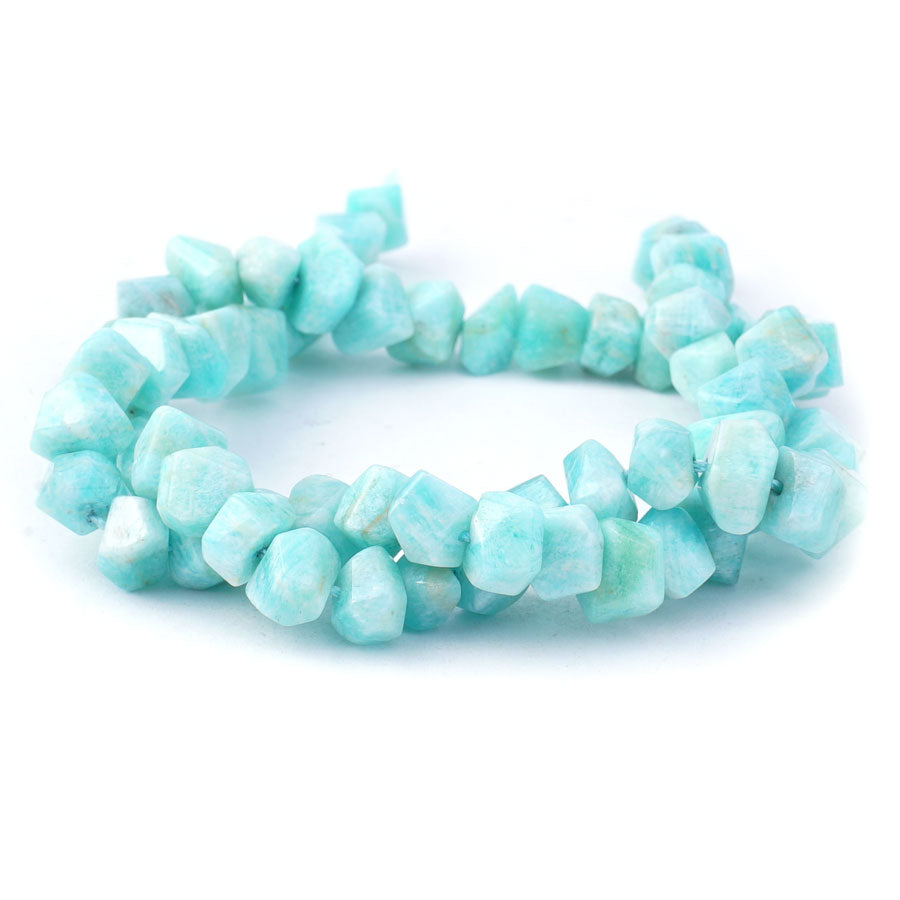 Amazonite 8x10-10x12mm Freeform Cut - 15-16 Inch - Goody Beads