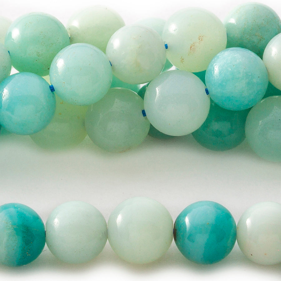 Amazonite 8mm Round 8-Inch - Goody Beads