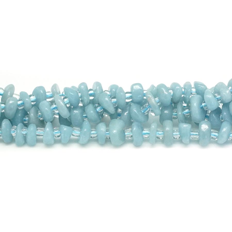 Angelite 5x8mm Chips - 15-16 Inch