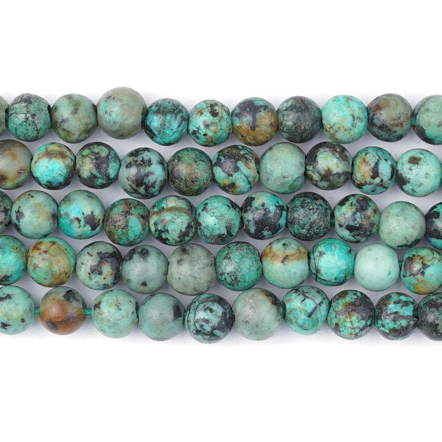 African Turquoise 6mm Round - Large Hole Beads - Goody Beads