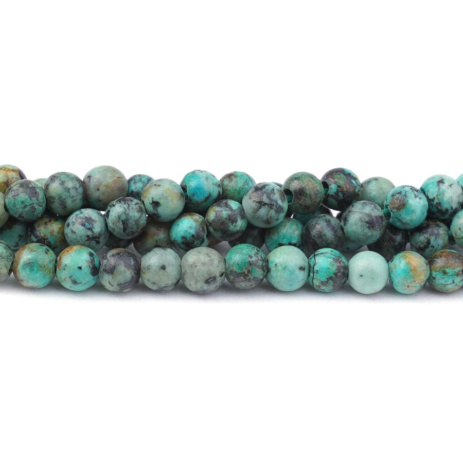 African Turquoise 6mm Round - Large Hole Beads - Goody Beads