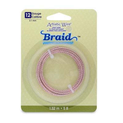 12 Gauge Rose Gold Artistic Wire Braid