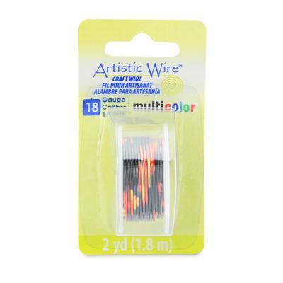 18 Gauge MultiColor Red/Gold/Black Artistic Wire