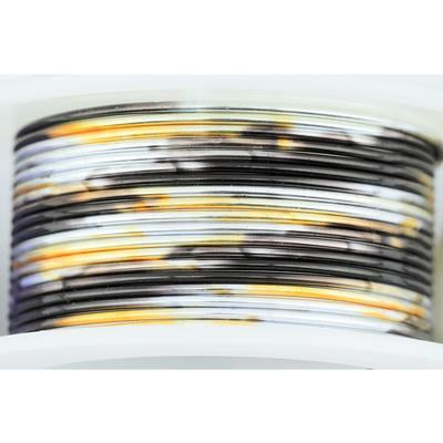 18 Gauge MultiColor Silver/Gold/Black Artistic Wire