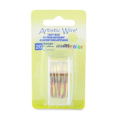 20 Gauge MultiColor Brown/Green/Gold Artistic Wire