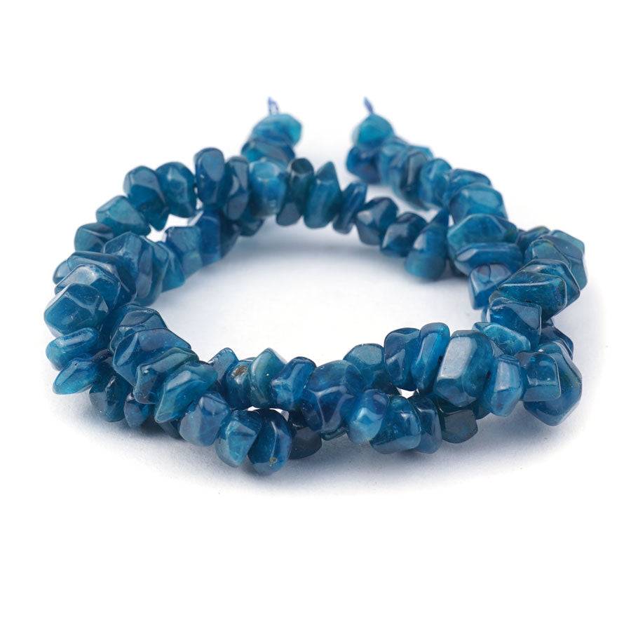 Blue Apatite 8X10-12X14mm Freeform Hand Cut - Limited Editions - Goody Beads