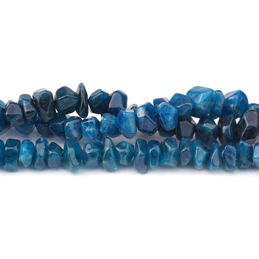 Blue Apatite 8X10-12X14mm Freeform Hand Cut - Limited Editions - Goody Beads