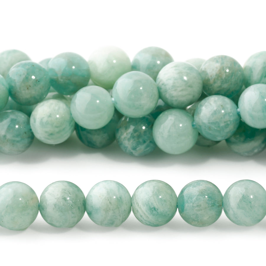 Brazilian Amazonite 6mm Round Multi - 15-16 Inch