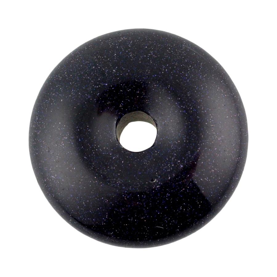 Blue Goldstone 25mm Donut