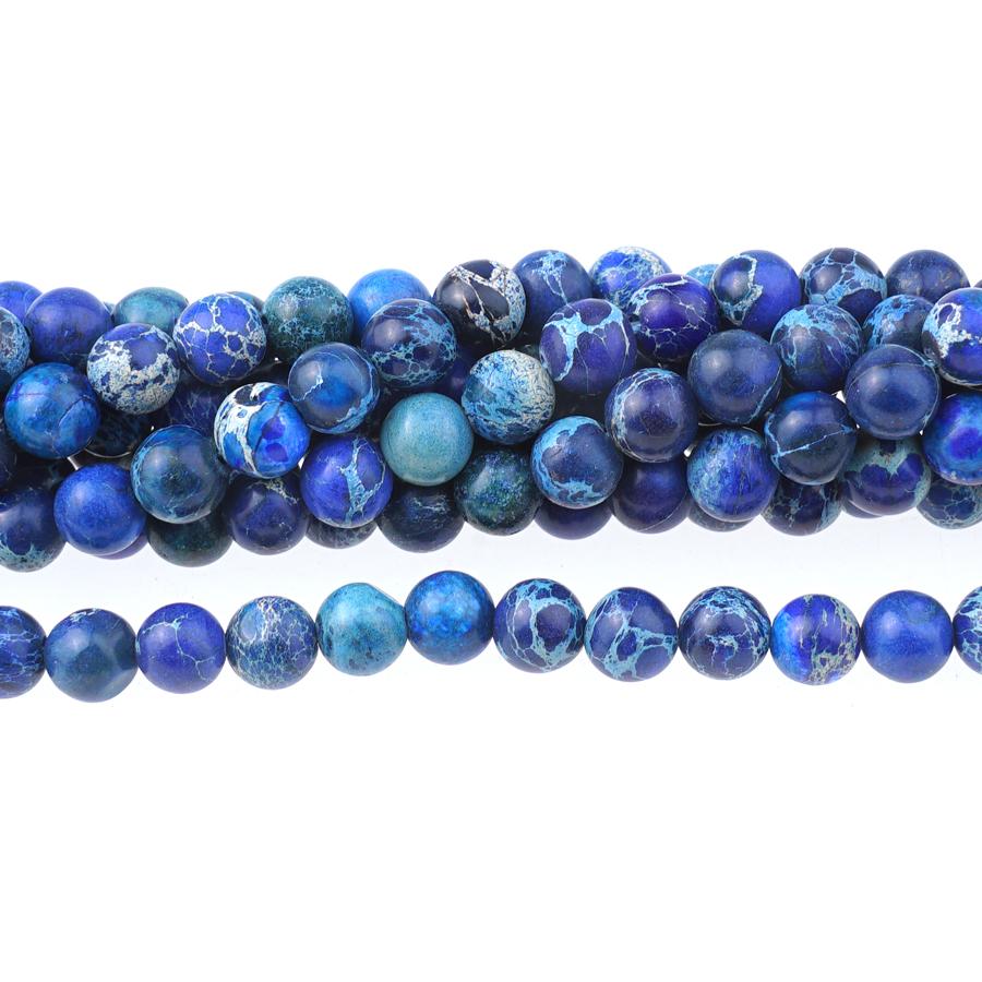 Blue Impression Jasper 6mm Round