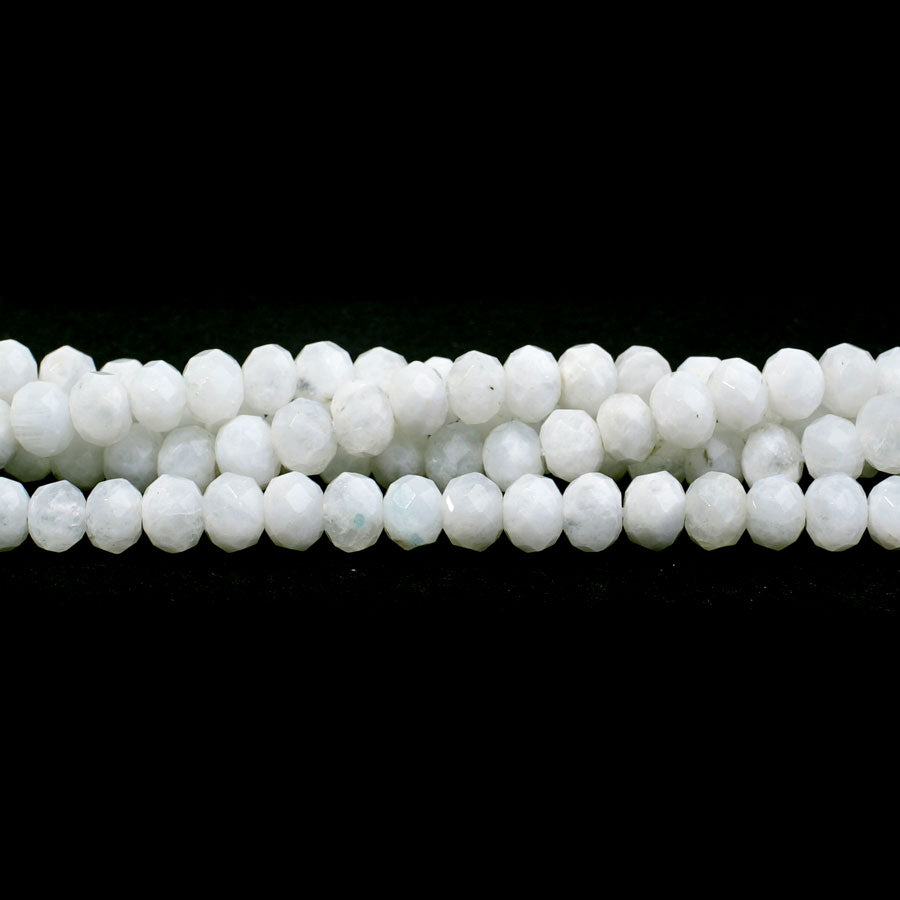 Blue Moonstone 6mm Rondelle Faceted - 15-16 Inch - Goody Beads