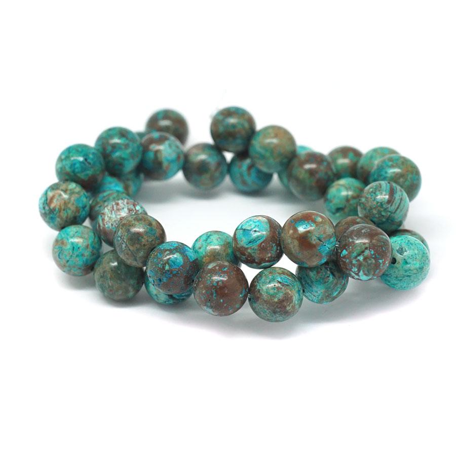 Blue Sky Jasper Dyed 10mm Round - 15-16 Inch