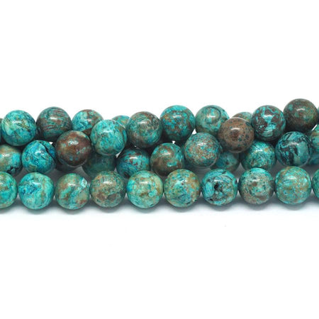 Blue Sky Jasper Dyed 8mm Round - 15-16 Inch