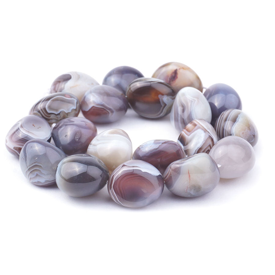 Botswana Agate 18-20X20-26mm Nugget - Limited Editions - Goody Beads