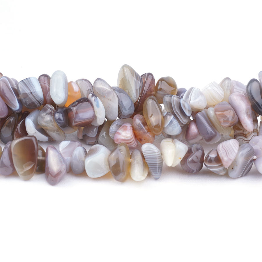 8-13mm Botswana Agate Natural Chips - Limited Editions - Goody Beads