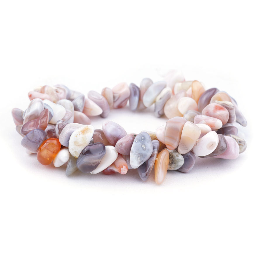 9-15mm Pink Botswana Agate Natural Chips - Limited Editions - Goody Beads