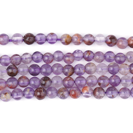 Cacoxenite 6mm Round Large Hole - Large Hole Beads - Goody Beads