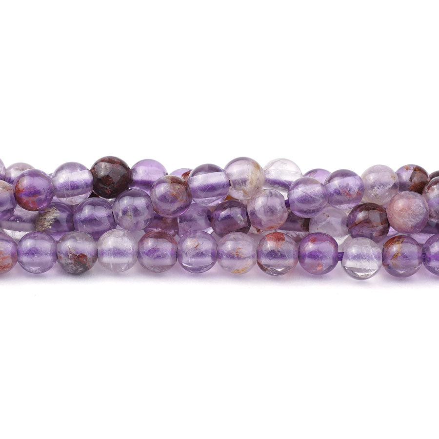Cacoxenite 6mm Round Large Hole - Large Hole Beads - Goody Beads