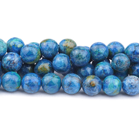 Calcite Crazy Lace 10mm Round Azurite - Limited Editions - Goody Beads