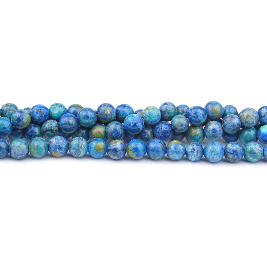 Calcite Crazy Lace 6mm Round Azurite - Limited Editions - Goody Beads