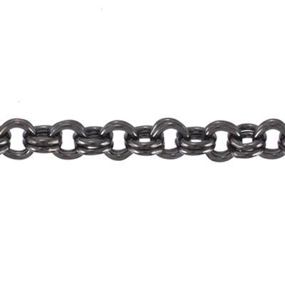 3.4mm Gunmetal Plated Double Cable Chain - Goody Beads