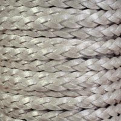 5mm Metallic Pearl Braided Flat Leather - Goody Beads