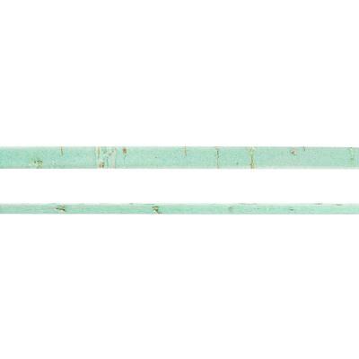 5mm Turquoise Flat Cork Cord - Goody Beads