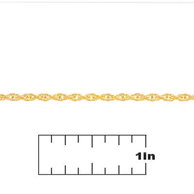 2.5mm Gold Plated Soldered Rope Chain - Goody Beads