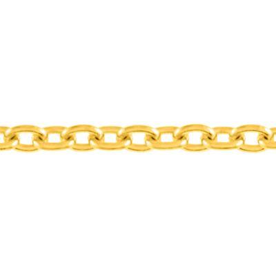 2.2mm Gold Plated Soldered Cable Chain - Goody Beads