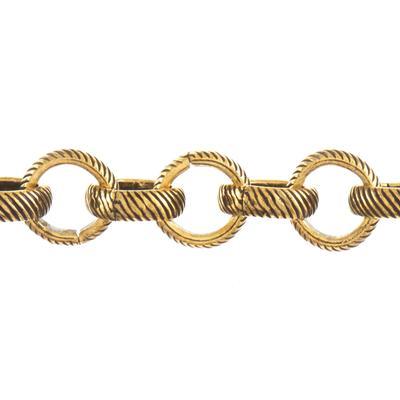 5mm Antique Gold Plated Belcher Chain - Goody Beads