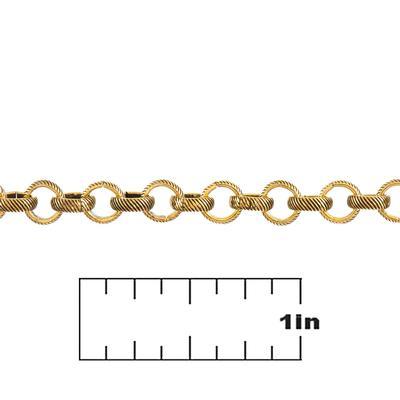 5mm Antique Gold Plated Belcher Chain - Goody Beads