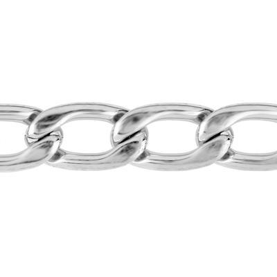 9.5mm Stainless Steel Curb Chain - Goody Beads