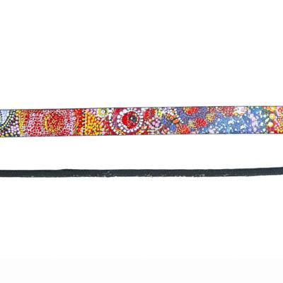 10mm Fireworks Printed Flat Leather - Goody Beads