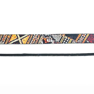 10mm Tribal Printed Flat Leather - Goody Beads