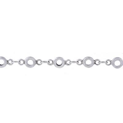 4mm Antique Silver Bubbles Chain - Goody Beads