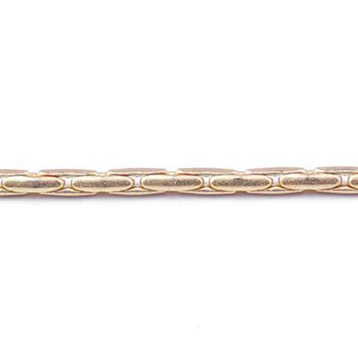 1.25mm Satin Hamilton Gold Plated Brass Beading Chain - Goody Beads
