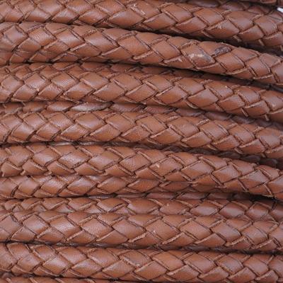 6mm Braided Saddle Round Leather Cord - Goody Beads