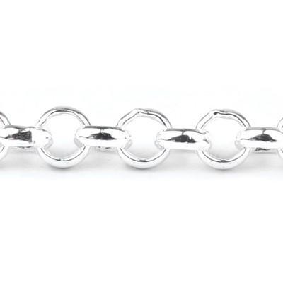 2mm Silver Plated Rollo Chain - Goody Beads