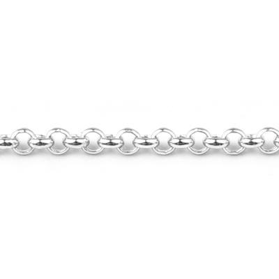 1.8mm Silver Plated Rollo Chain - Goody Beads