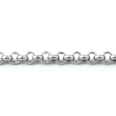 1.8mm Antique Silver Rollo Chain - Goody Beads