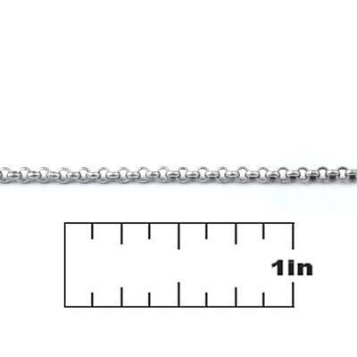 1.8mm Antique Silver Rollo Chain - Goody Beads