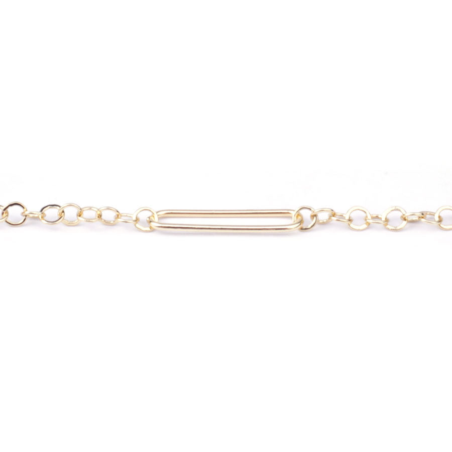 Paperclip and Round Cable Chain Combo - Gold - Goody Beads