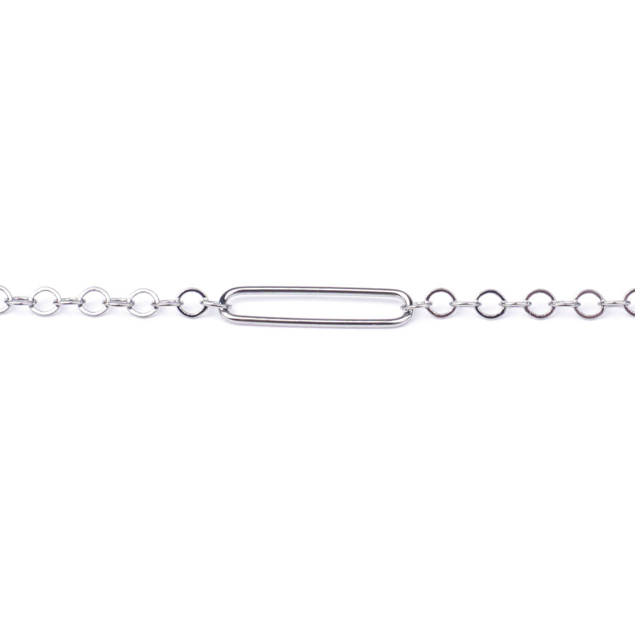 Paperclip and Round Cable Chain Combo - Gunmetal - Goody Beads