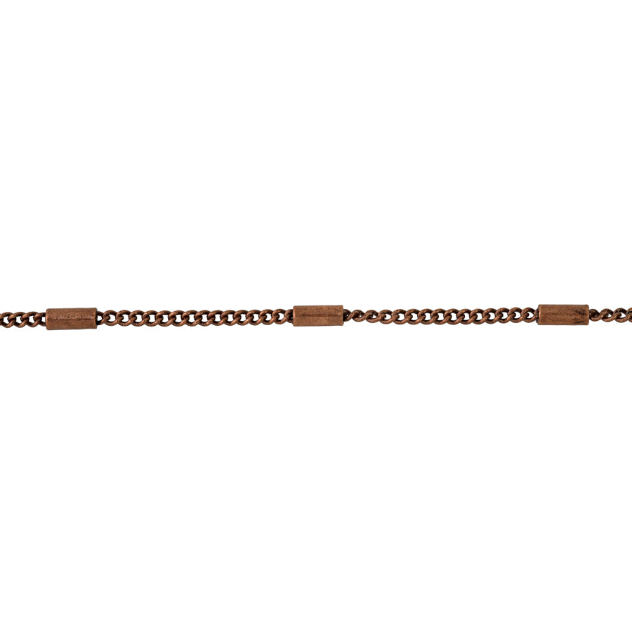 1.2mm Satellite Curb Chain - Copper