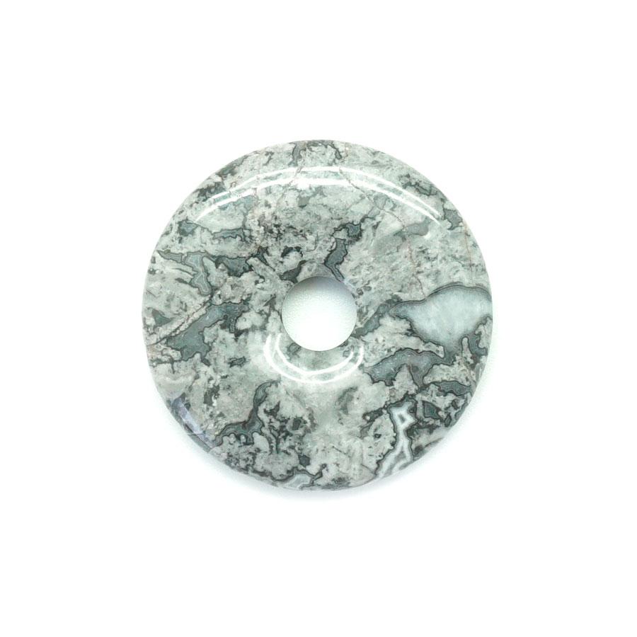 Crazy Lace Agate 40mm Donut Pendant - Goody Beads